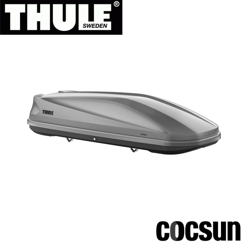 Thule Touring L スーリー ツーリング L ルーフボックス (ジェットバッグ) チタンエアロスキン TH6348