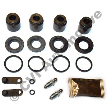 オーバーホールキット、リアキャリパー 1 個 S60R/V70R (ピストン/ブリードスクリューを含む - Brembo 04-07)　ボルボV70