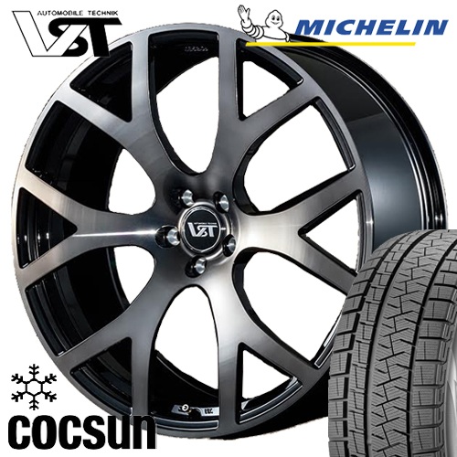 ボルボ XC90 T8 LB/LD型 スタッドレス 19インチ ミシュラン MICHELIN  エックスアイススノー X-ICE SNOW 235/55R19 VST-R6-f 4本セット