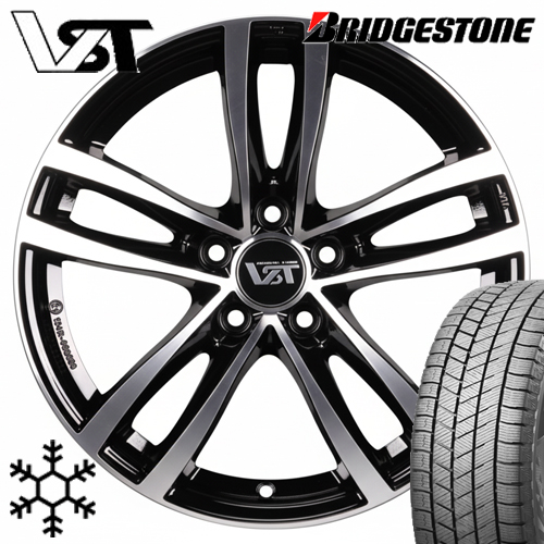 ボルボ XC60 UB/UD型 スタッドレス 17インチ ブリヂストン BRIDGESTONE ブリザック DM-V3 BLIZZAK DM-V3 235/65R17 VST-RC 4本セット