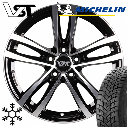 ボルボ XC60 UB/UD型 スタッドレス 17インチ ミシュラン MICHELIN  エックスアイススノー X-ICE SNOW 235/65R17 VST-RC 4本セット