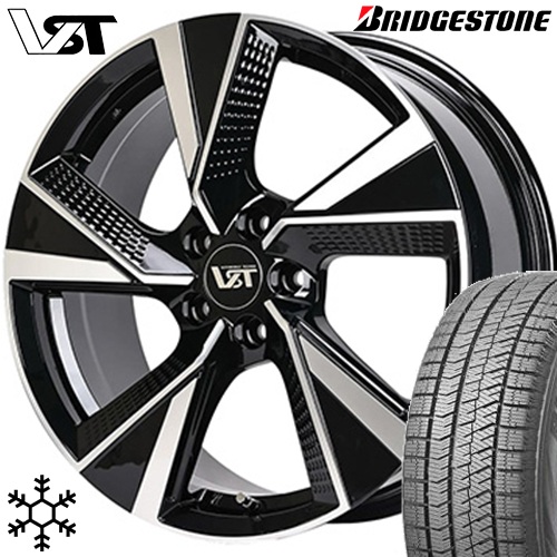 ボルボ EX30 2E型 スタッドレス 18インチ ブリヂストン BRIDGESTONE ブリザック DM-V3 BLIZZAK DM-V3 225/55R18 VST-ST3 4本セット