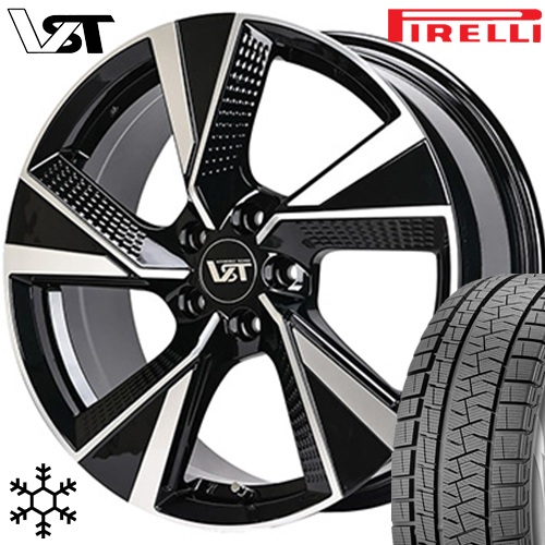 ボルボ XC90 LB/LD型 スタッドレス 18インチ ピレリ PIRELLI アイスゼロアシンメトリコ ICE ZERO ASIMMETRICO 235/60R18 VST-ST3 4本セット
