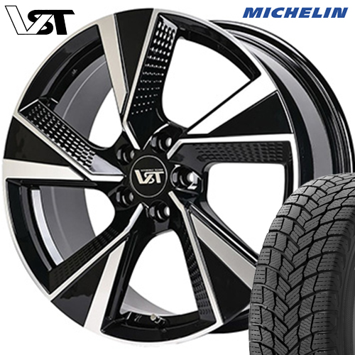 ボルボXC60 DB/DD型 スタッドレス 18インチ ミシュラン エックスアイス X-ICE SNOW 235/60R18 VST-ST3 4本セット