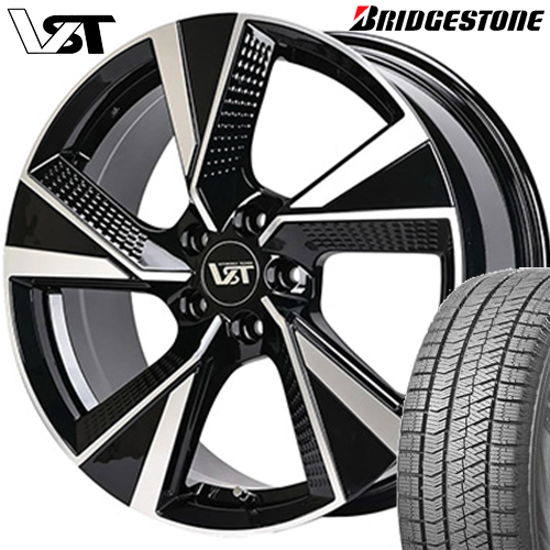 ボルボV90クロスカントリー PB/PD型 スタッドレス 18インチ ブリヂストン ブリザック DM-V3 235/55R18 VST-ST3 4本セット