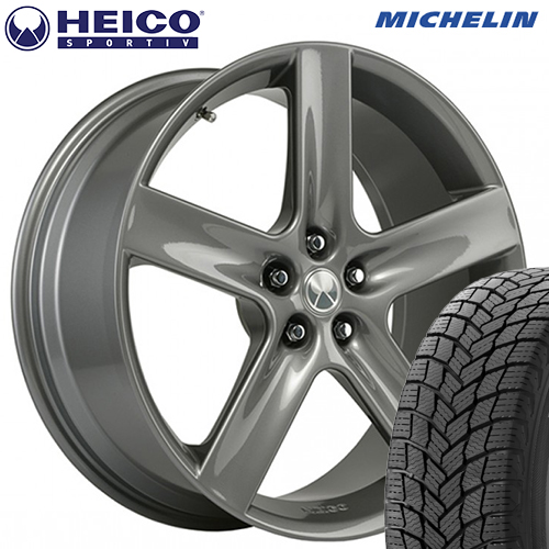 HEICO SPORTIV VOLUTION V クラシック チタン 8×19(38) 235/50R19 ミシュラン PilotSport4S サマータイヤ 4本セット