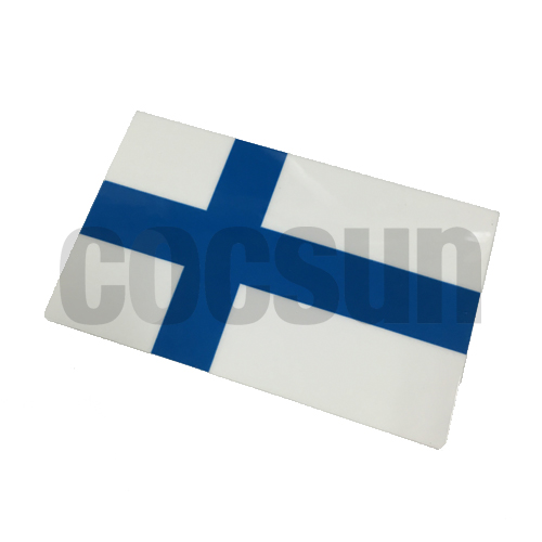 北欧フィンランド国旗ステッカー 9×5.5cm
