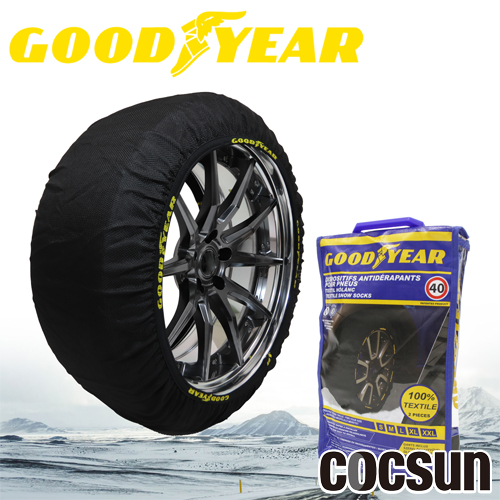 スノーソックス 19インチタイヤ用 クラシックタイプ グッドイヤー/GOODYEAR SNOWSOCKS スタッドレス・冬タイヤ・チェーン代替 チェーン規制適合品