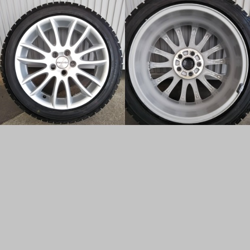 中古ホイール ボルボ純正 17インチ 205/50R17 SPARTACUS C30/S40/V50 ...