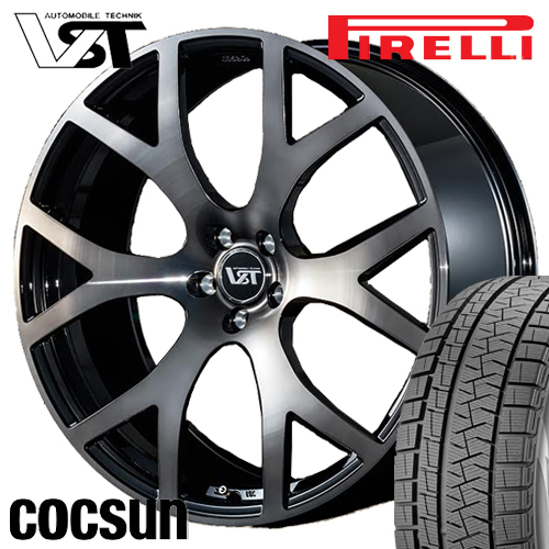 ボルボXC60 UB/UD型 スタッドレス 19インチ ピレリ ウィンターアイスゼロアシンメトリコ  235/55R19 VST-R6 Forged 4本セット