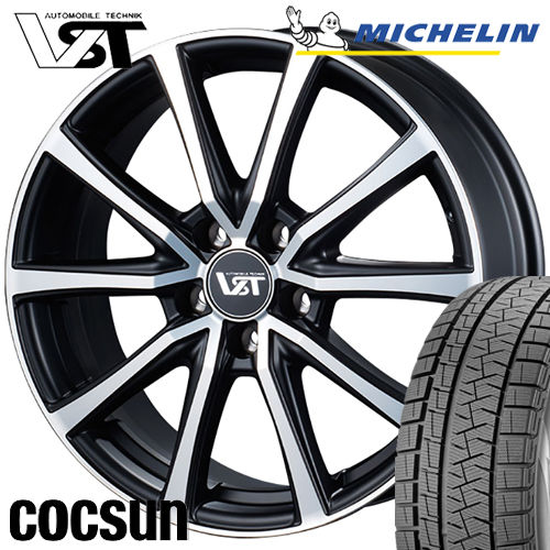 ボルボV70 BB型 スタッドレス 17インチ ミシュラン エックスアイス X-ICE SNOW 225/50R17 VST-ST2 4本セット